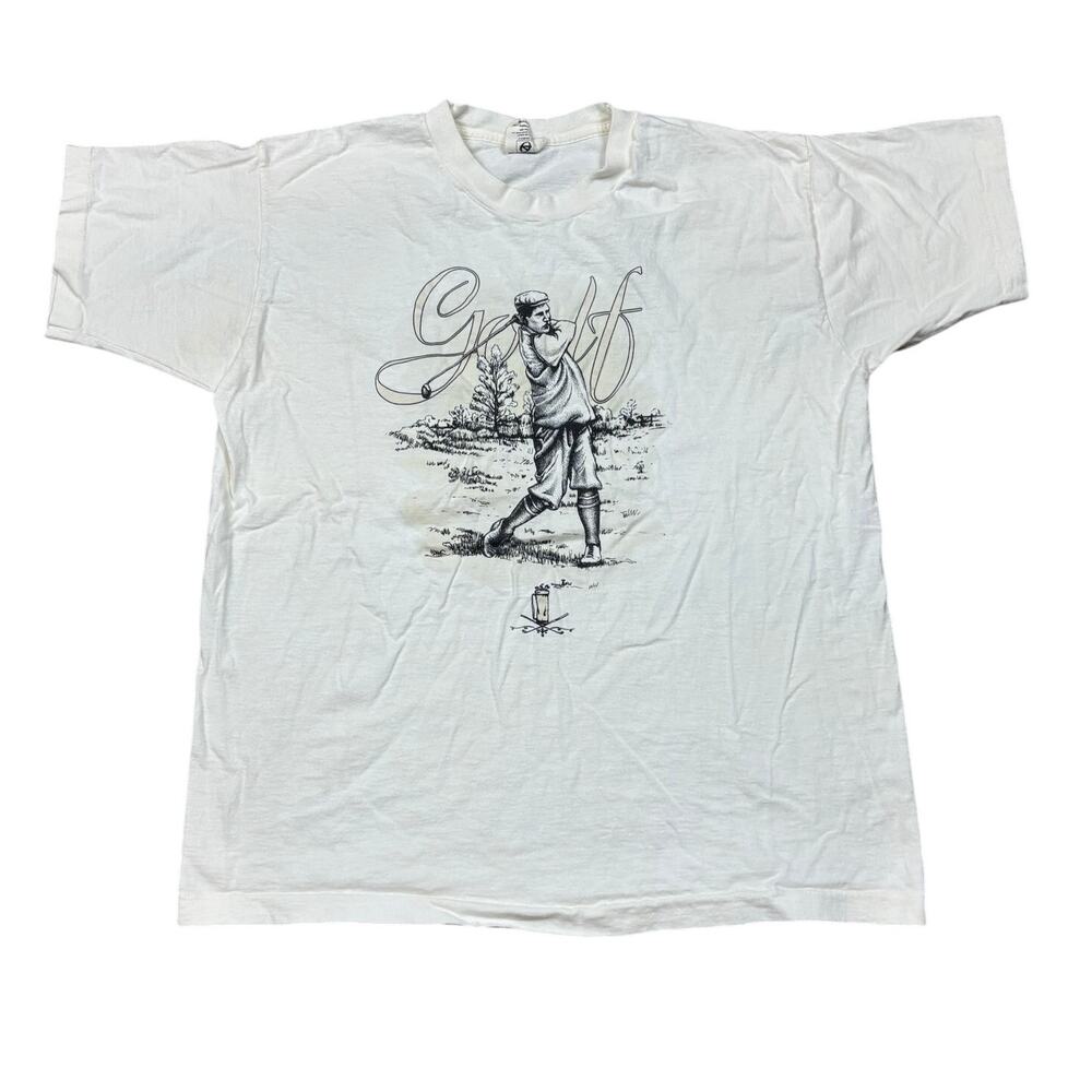 Vintage Del Sol Golf Color Changing Single Stitch T Shirt Men's XL